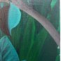 1984 Martin Bessega Naif Jungle Lion Painting Argentina Venezuela Listed Artist
