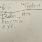 1974 Signed Glenn Becker - Texture - Large Geometric Abstract Art Painting NYC