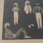 Vintage 1980's Karen Coyne, Paper Cutting Silhouettes  Art Double Matted Collect