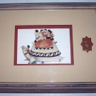Shadow Box Framed Quartz Nuggets by Jacque Day Southwest Pottery Print