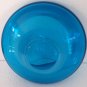 Vintage 1950's Sculptured Sapphire Blue Pressed Glass Table Display