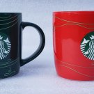 (2) Starbucks 2020 Holiday Red & Green Christmas Coffee Mug 12 oz. Mermaid Logo (2) Starbucks 2020 Holiday Red & Green Christmas Coffee Mug 12 oz. Mermaid Logo