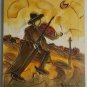 Signed RAOUL RAYMOND Israeli FIDDLER Judaica Impasto Palette Knife Oil Painting