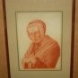 RARE SIGNED W.G.D 1788 18TH CENTURY AMERICAN EUROPEAN WOMAN PORTRAIT ART ANTIQUE