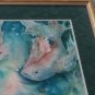 Original & Signed Phyllis Knight Mixed Media Art FISH Collage Watercolor Paintin