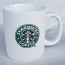 WOW! 2007 Starbucks Siren Mermaid Double Sided Classic Logo 8 oz Coffee Mug Cup