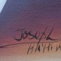 Signed Joseph - Native Women Naif Folk Haitian Art Haiti W.I Canvas Painting