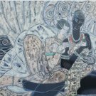 Signed Adrian Wong Shue  YOU MY SWEET Serigraph Art Print CHINESE Yunnan School