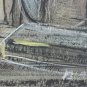 1937 Signed Esther Brock Bird - Mexican Town Scene Pastel Art Pen & Ink Drawing