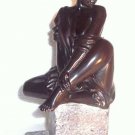 AUSTIN SCULPTURE "Greek Goddess Woman" Signed D. CLARA Ceramic Statue, Display