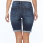 (1) Vanilla Star Denin Mid Rise Bermuda Jean Short Women's 32W Size 15 JCPENNEY