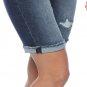 (1) Vanilla Star Denin Mid Rise Bermuda Jean Short Women's 32W Size 15 JCPENNEY