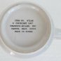 1987 "Don't Smoke I Might Croak" White Porcelain Novelty Collectible Coffee Mug