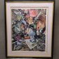 Framed 1998 Signed Laurence Gartel Princess Diana Artist Proof Digital Art Print