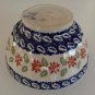 Original Boleslawiec Ceramic Pottery Hand Made & Painted Decorative Bowl Manufak