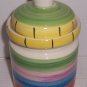 Hand Painted Swirl Multi-Colored Ceramic Container House Wares International