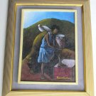1997 Rare Signed Yves Henri Trocher Contemporary Art Painting Haiti - Listed Hai