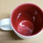 2006 Starbucks Coffee Mug Cup White Christmas Holiday and Red Logo & Interior