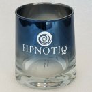 NEW (1) HPNOTIQ Liquor Barware Sapphire Faded Blue Glass 3  5/8" Tall ������