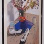 RARE Original & Signed Galya Pillin Tarmu Large Still Life Pastel Art Painting