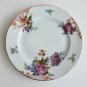 VINTAGE Epiag Czechoslovakia - BRIDAL ROSE - Bread & Butter Round 6 1/2 inch Pla