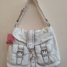 Melie Bianco White Shoulder Bag