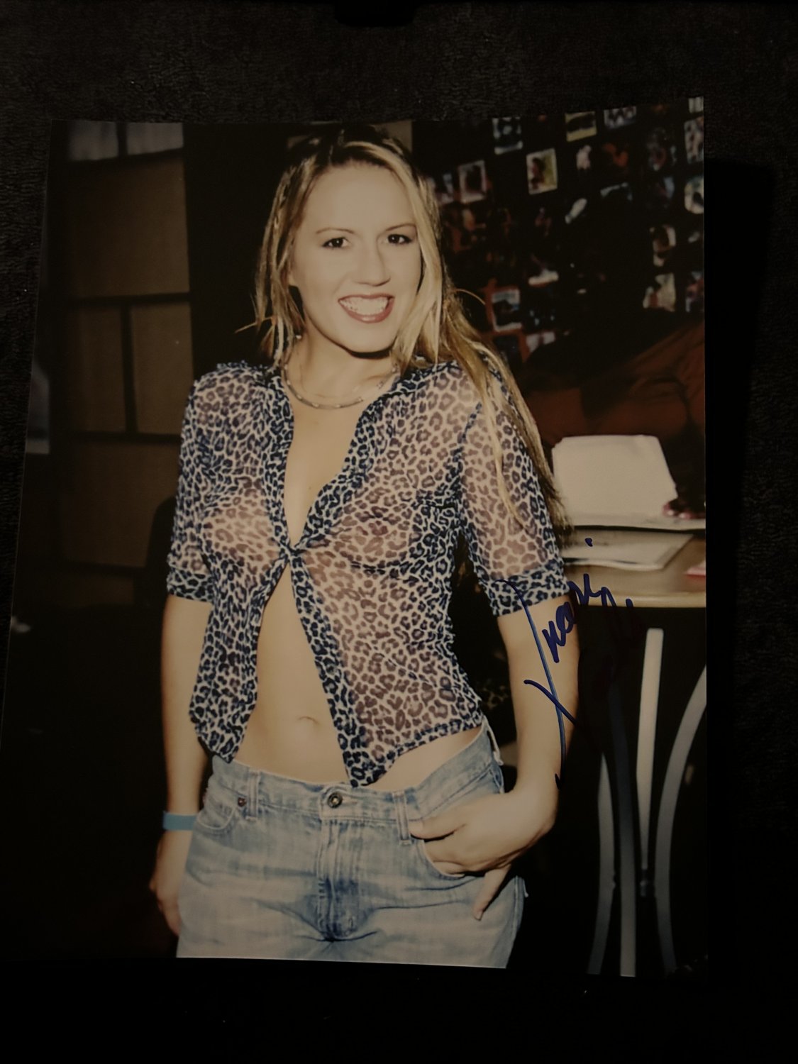 Inari Vachs Signed 8x10 Photo W/COA. Mint condition.