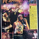 Def Leppard Signed Article/Photo Signed By All Including STEVE CLARK