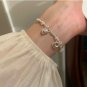 Popular 999 Sterling Silver Small Gourd Lucky Bracelet
