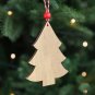 Wooden star, five-pointed star Christmas tree decoration, home handicraft