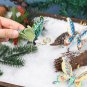 Ceramic butterflies, homemade Christmas tree decorations