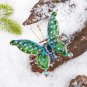 Ceramic butterflies, homemade Christmas tree decorations