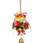 Christmas tree decorations, bells, door hangers, wreaths, holiday gifts, festive atmosphere