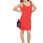 GRACIA Red Backless Mini Dress Sheath Cocktail Holiday Party Club Small NWT