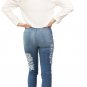 SWANK & CO. White Basic But Chic Crop Button Down Shirt Puff Sleeve Cuff L/S