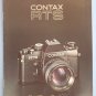 Contax rts original sales brochure in german