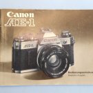 Canon AE-1 original instruction manual in german I