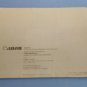 Canon AE-1 original instruction manual in german I