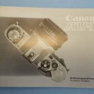 Canon av-1 original instruction manual in german