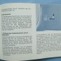 Canon ae-1 original instruction manual in german II