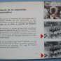 Kodak retina reflex III original instruction manual in spanish