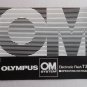 Olympus om T32 original instruction manual