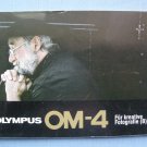 Olympus om-4 original booklet in german Olympus om-4 original booklet in german