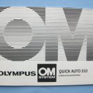Olympus quick auto 310 original instruction manual in german