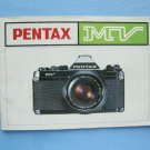 Pentax mv original instruction manual