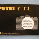 Petri ttl original instruction manual yl