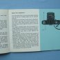 Rolleiflex sl35 original instruction manual " In practical use " sl 35