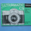 Voigtlander ultramatic cs original instruction manual