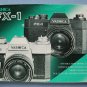 Yashica fx-1 original instruction manual