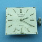 Vintage Universal geneve 08 working watch movement square dial 16.0 mm swiss Vintage Universal geneve 08 working watch movement square dial 16.0 mm swiss